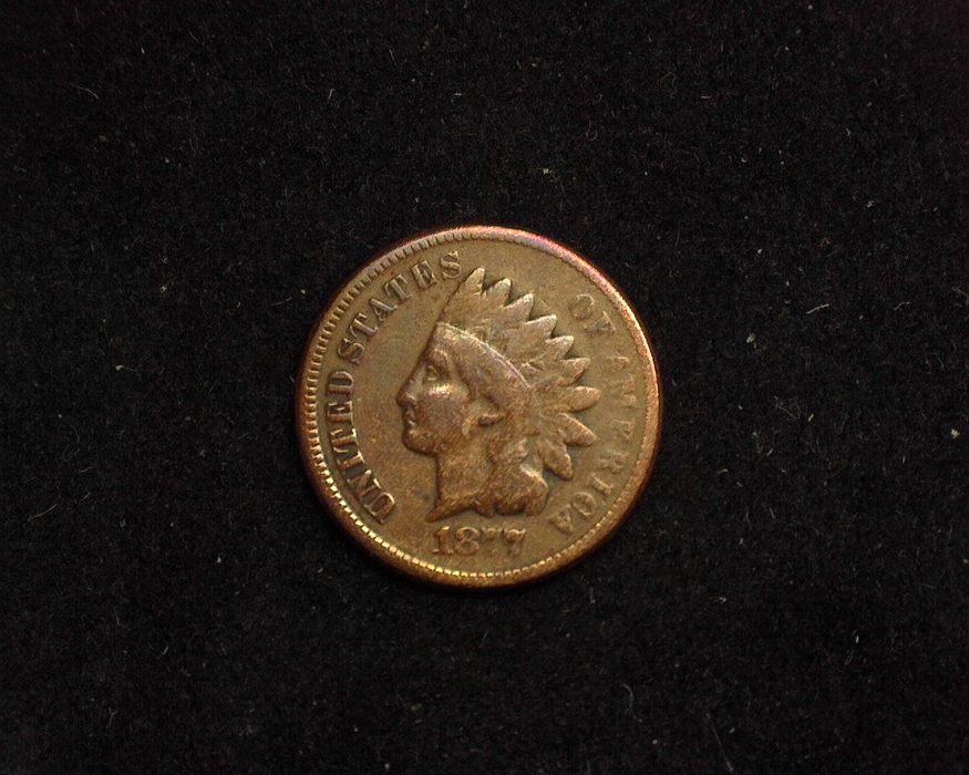 1877 Indian Head VG Obverse - US Coin - Huntington Stamp and Coin