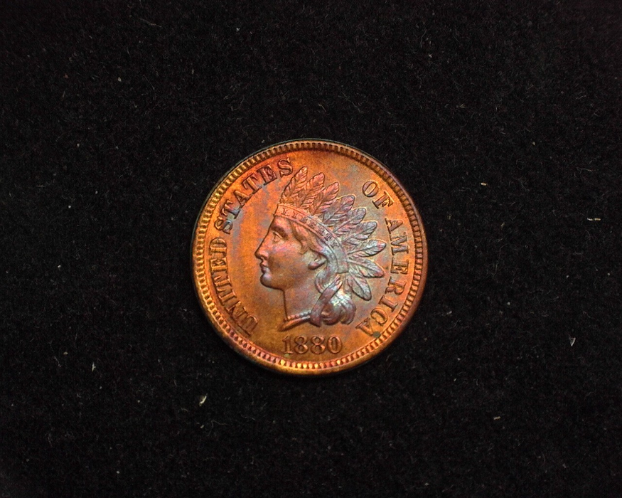1880 Indian Head BU MS-63 Obverse - US Coin - Huntington Stamp and Coin