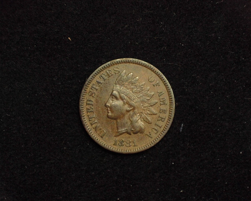 1881 Indian Head VF/XF Obverse - US Coin - Huntington Stamp and Coin