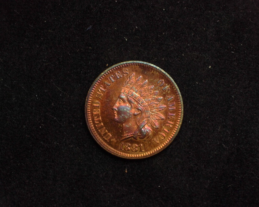 1881 Indian Head Proof - 64 Obverse - US Coin - Huntington Stamp and Coin
