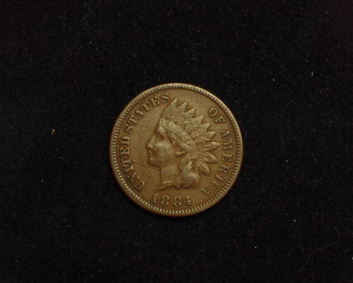 1884 Indian Head F Obverse - US Coin - Huntington Stamp and Coin