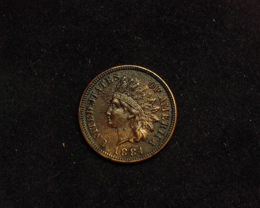 1884 Indian Head AU Obverse - US Coin - Huntington Stamp and Coin