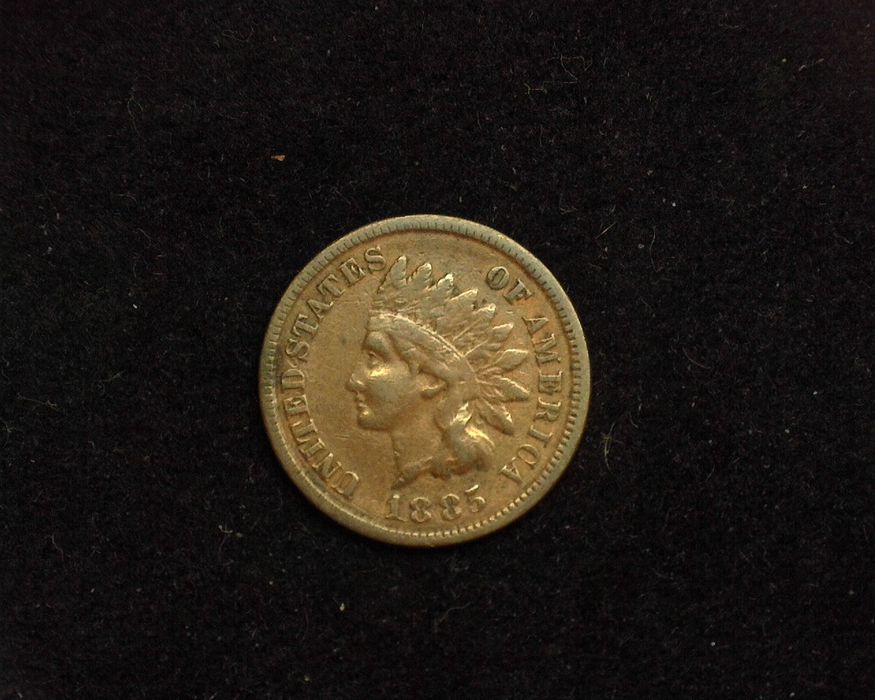 1885 Indian Head F Obverse - US Coin - Huntington Stamp and Coin