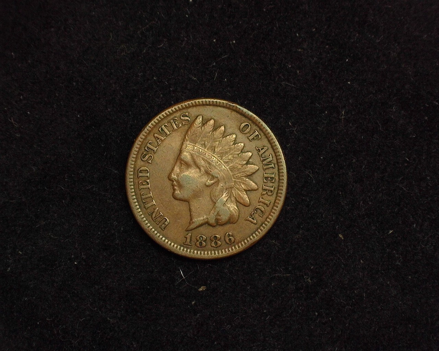 1886 Indian Head VF Ty II Obverse - US Coin - Huntington Stamp and Coin