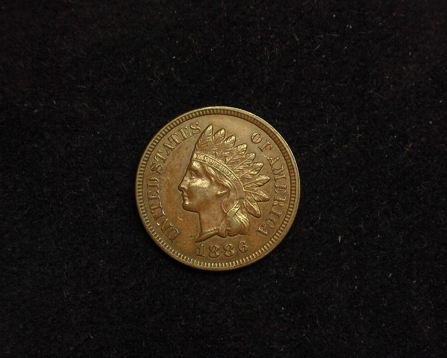 1886 Indian Head AU Variety II Obverse - US Coin - Huntington Stamp and Coin