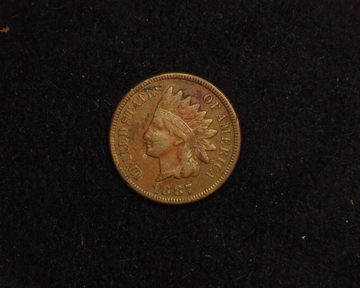 1887 Indian Head VF Obverse - US Coin - Huntington Stamp and Coin