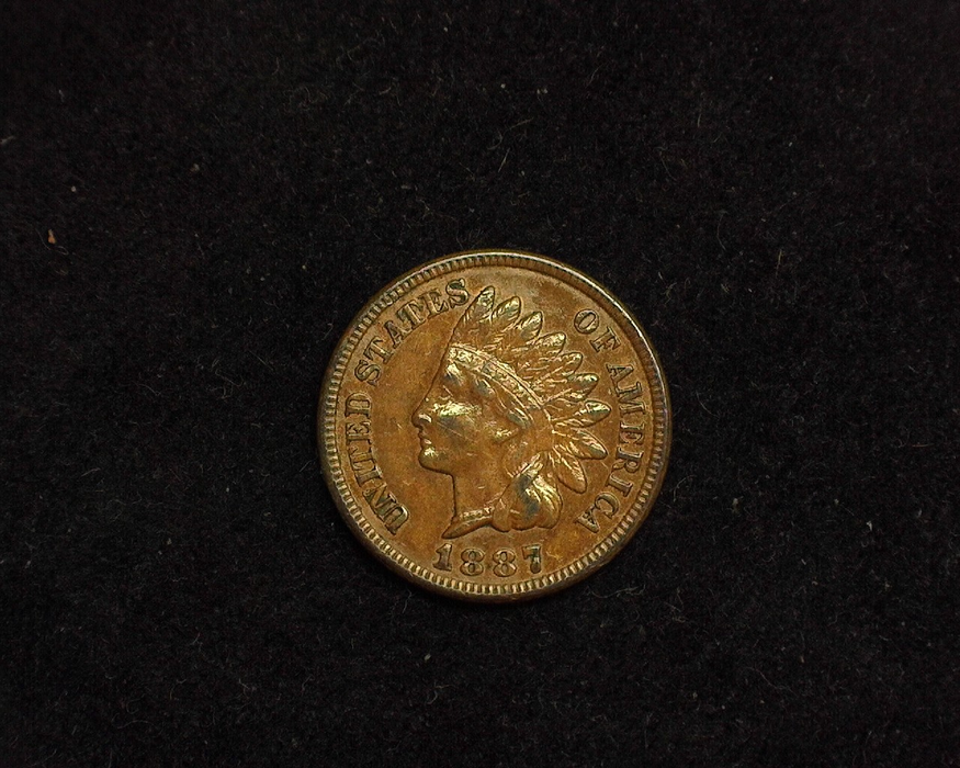 1887 Indian Head XF Obverse - US Coin - Huntington Stamp and Coin