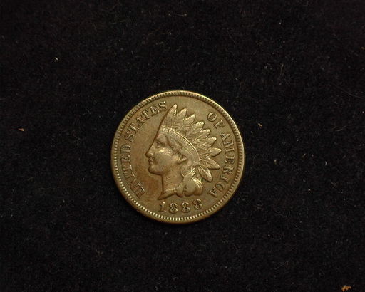 1888 Indian Head VF Obverse - US Coin - Huntington Stamp and Coin