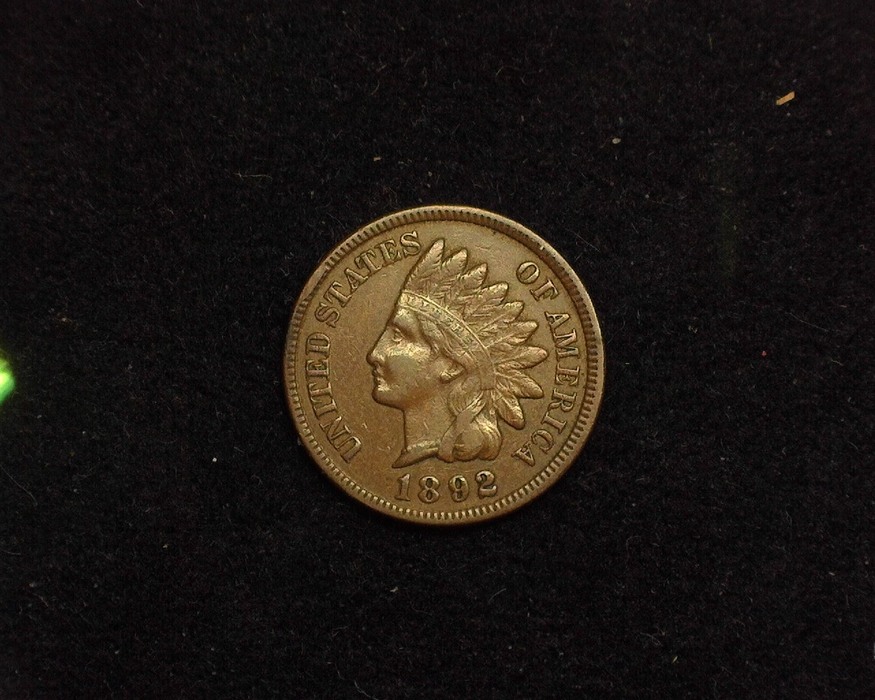 1892 Indian Head VF/XF Obverse - US Coin - Huntington Stamp and Coin