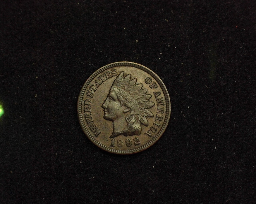 1892 Indian Head XF Obverse - US Coin - Huntington Stamp and Coin