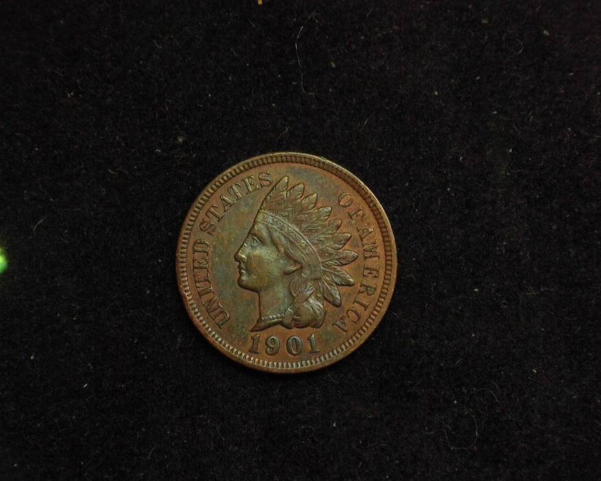 1901 Indian Head AU Obverse - US Coin - Huntington Stamp and Coin
