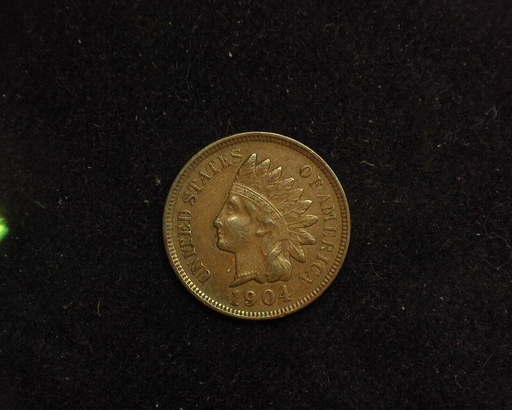 1904 Indian Head XF Obverse - US Coin - Huntington Stamp and Coin