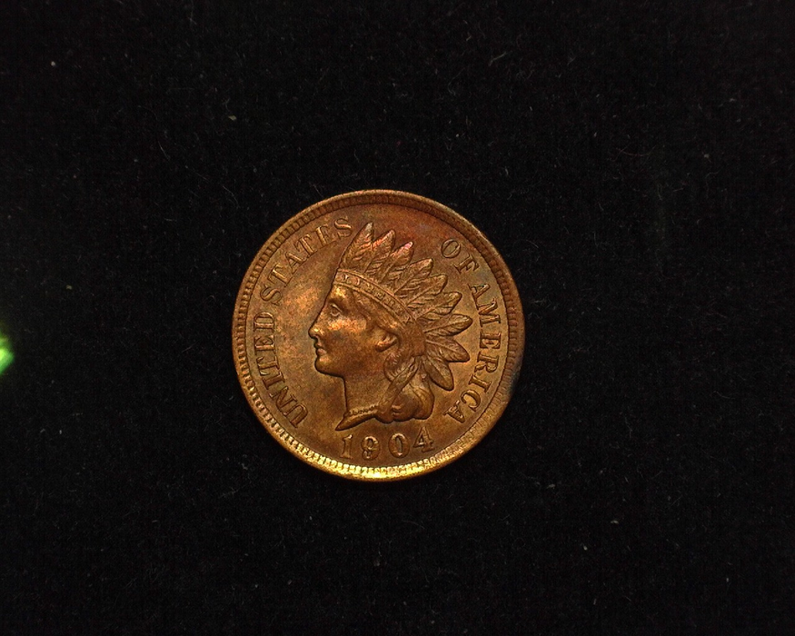 1904 Indian Head BU Obverse - US Coin - Huntington Stamp and Coin