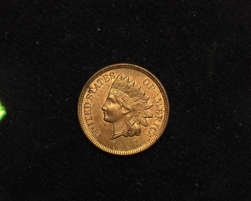 1907 Indian Head UNC Obverse - US Coin - Huntington Stamp and Coin