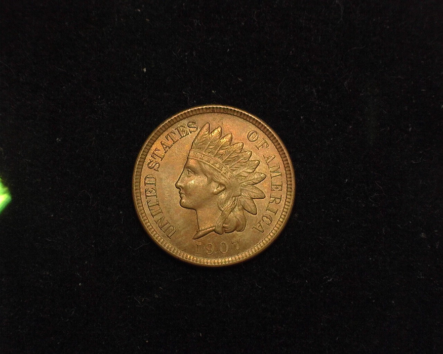 1907 Indian Head BU MS-63 Obverse - US Coin - Huntington Stamp and Coin