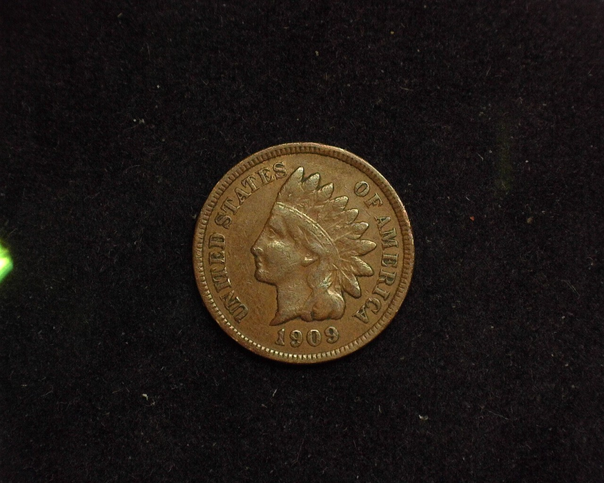 HS&C: 1909 Cent Indian Head VF/XF Coin