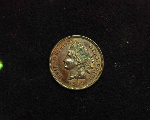 HS&C: 1909 Cent Indian Head AU Coin