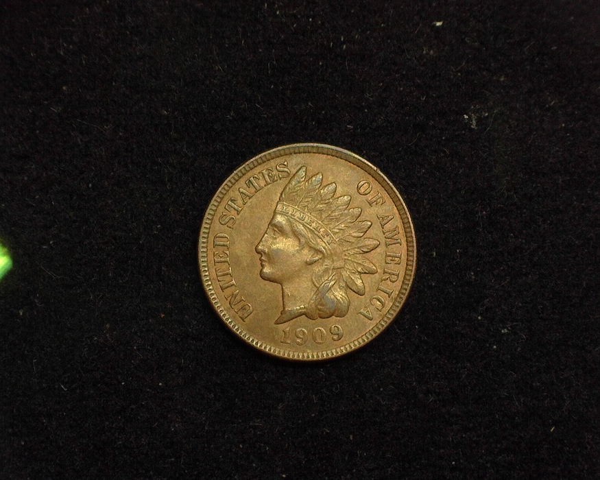 HS&C: 1909 Cent Indian Head AU Coin