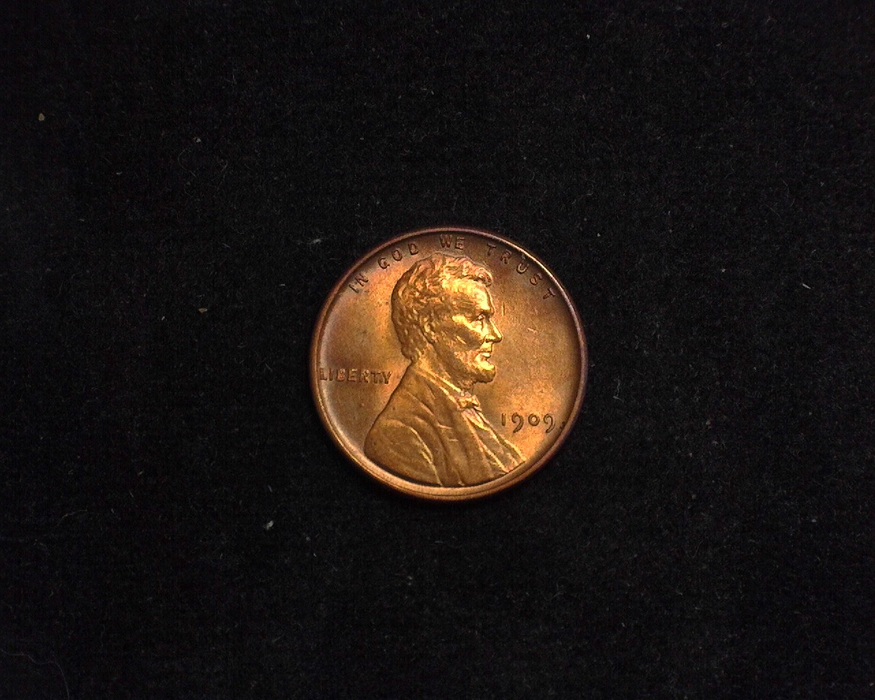 HS&C: 1909 VDB Cent Lincoln Wheat BU MS-64 Coin