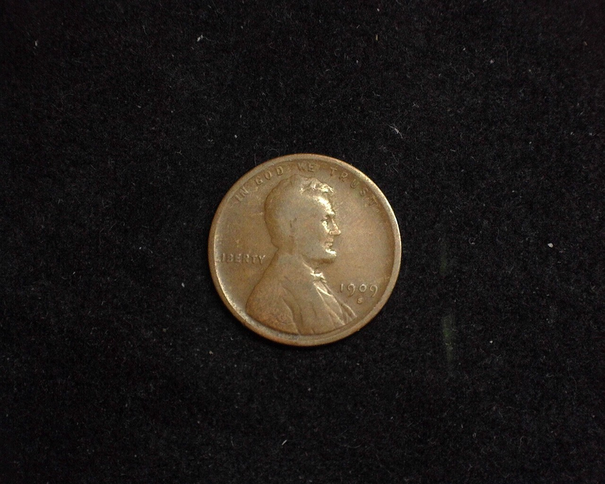 HS&C: 1909 S Cent Lincoln Wheat VG Coin