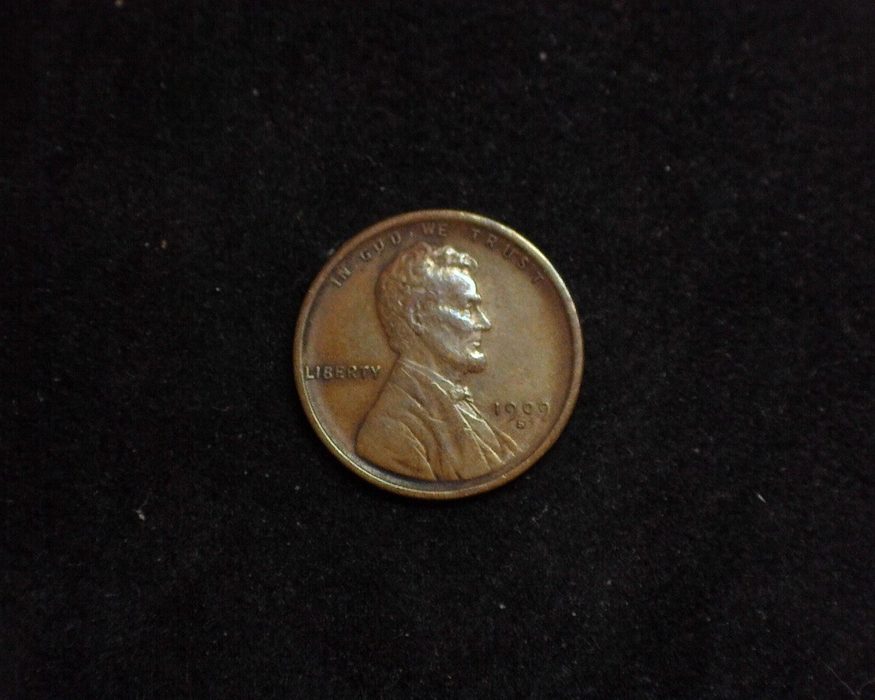 HS&C: 1909 S Cent Lincoln Wheat VF/XF Coin