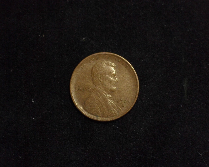 HS&C: 1909 S Cent Lincoln Wheat XF Coin