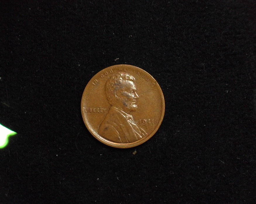 1911 Lincoln Wheat AU Obverse - US Coin - Huntington Stamp and Coin