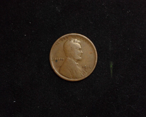 1914 D Lincoln Wheat G Obverse - US Coin - Huntington Stamp and Coin