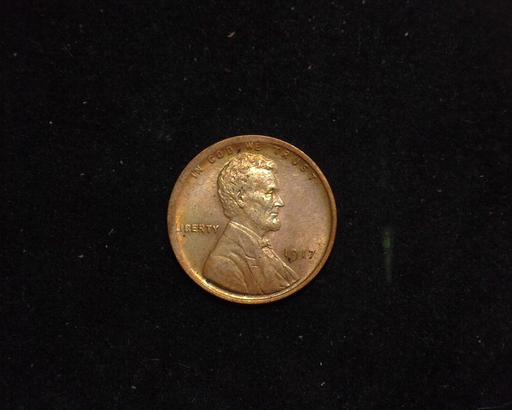 1917 Lincoln Wheat AU Obverse - US Coin - Huntington Stamp and Coin