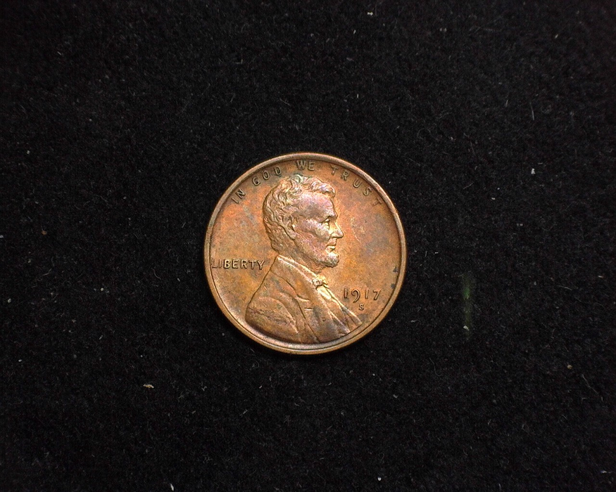 1917 S Lincoln Wheat Penny/Cent AU - US Coin