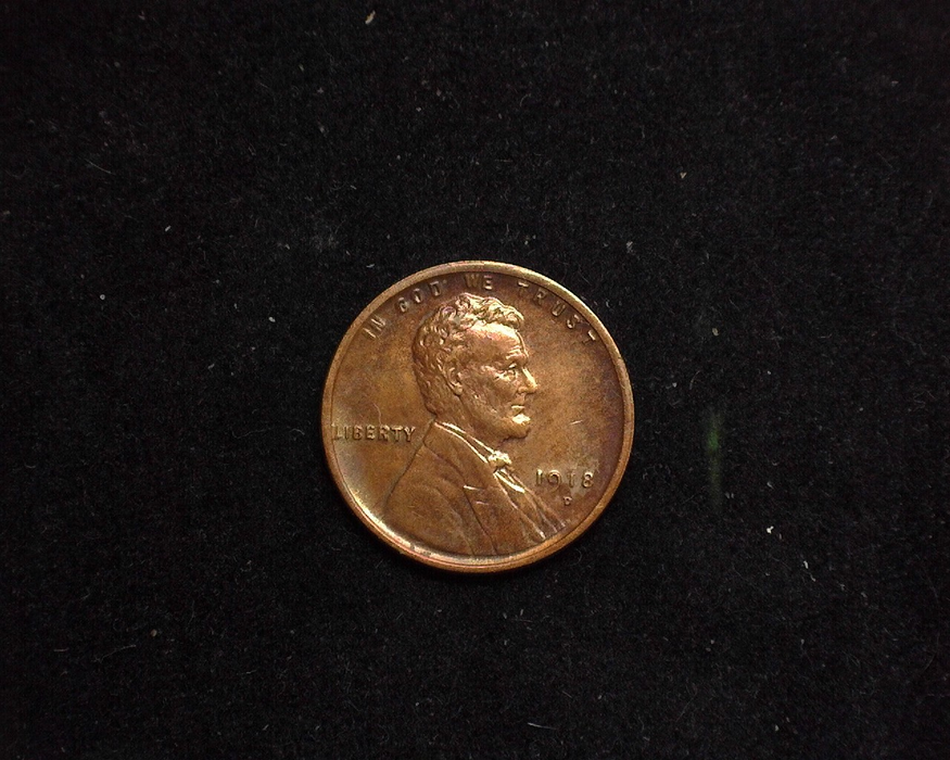 1918 D Lincoln Wheat BU MS-63 Obverse - US Coin - Huntington Stamp and Coin