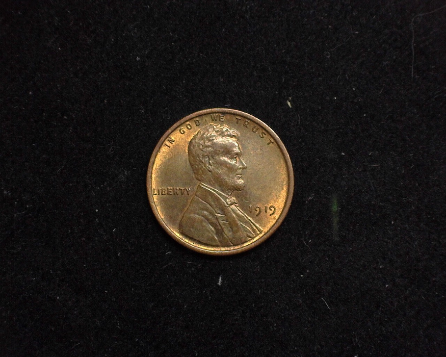 1919 Lincoln Wheat AU Obverse - US Coin - Huntington Stamp and Coin