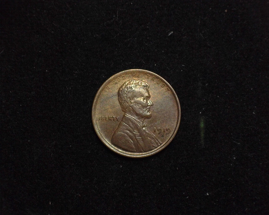 1919 S Lincoln Wheat XF Obverse - US Coin - Huntington Stamp and Coin