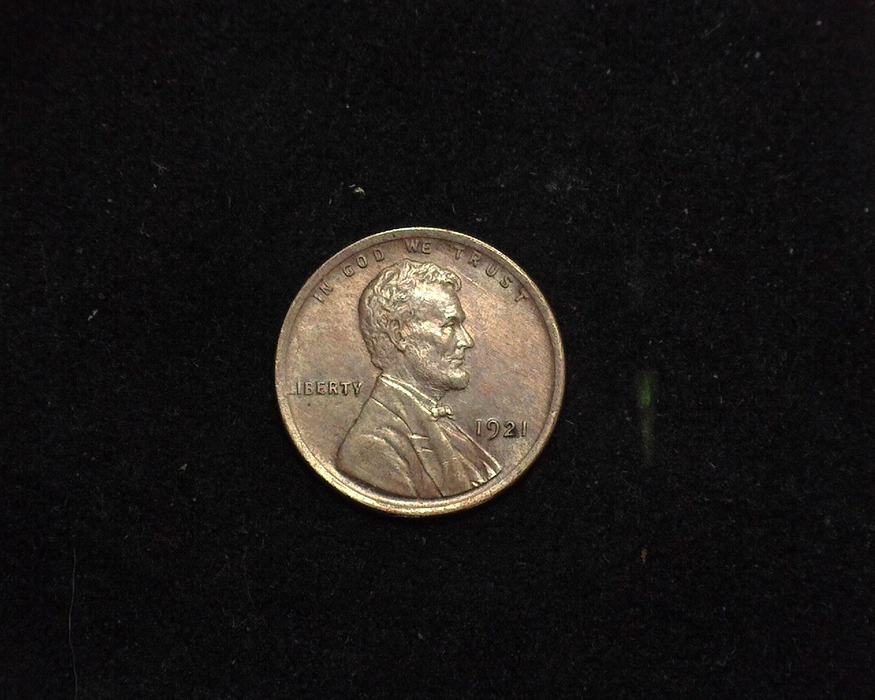 1921 Lincoln Wheat AU Obverse - US Coin - Huntington Stamp and Coin