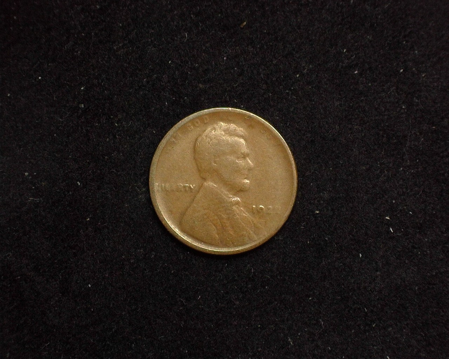 1922Plain Lincoln Wheat VG Obverse - US Coin - Huntington Stamp and Coin