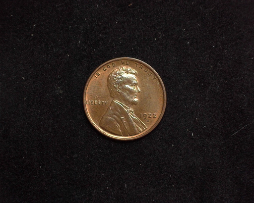 1922 D Lincoln Wheat UNC Obverse - US Coin - Huntington Stamp and Coin