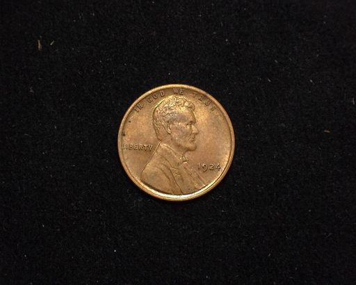 1924 Lincoln Wheat AU Obverse - US Coin - Huntington Stamp and Coin