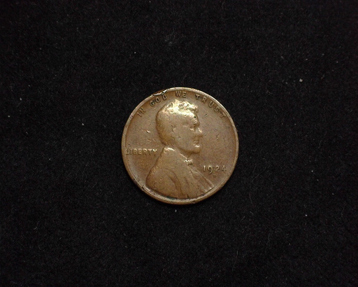 1924 D Lincoln Wheat G Obverse - US Coin - Huntington Stamp and Coin