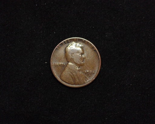 1924 D Lincoln Wheat VG Obverse - US Coin - Huntington Stamp and Coin