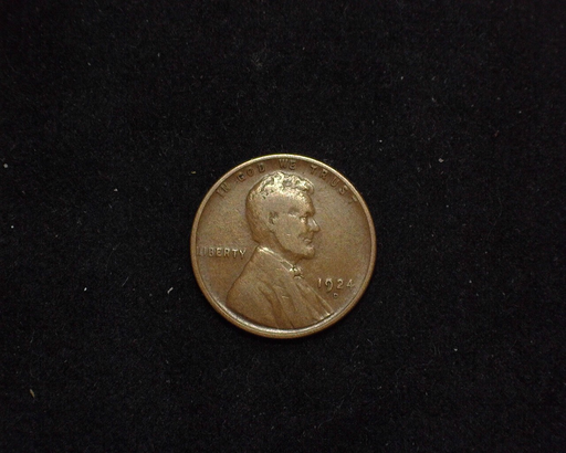 1924 D Lincoln Wheat F Obverse - US Coin - Huntington Stamp and Coin