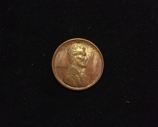 1927 Lincoln Wheat BU Obverse - US Coin - Huntington Stamp and Coin