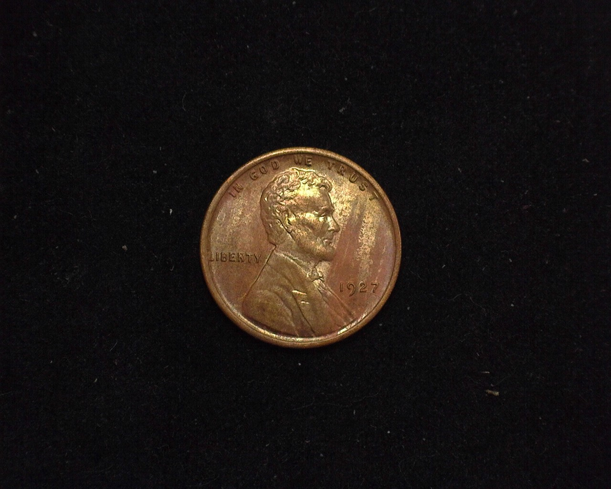 1927 Lincoln Wheat BU Obverse - US Coin - Huntington Stamp and Coin