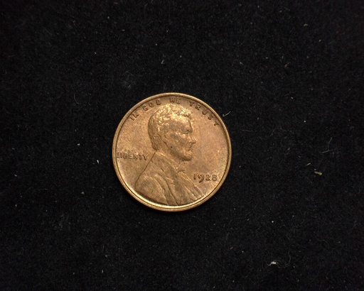 1928 Lincoln Wheat AU Obverse - US Coin - Huntington Stamp and Coin