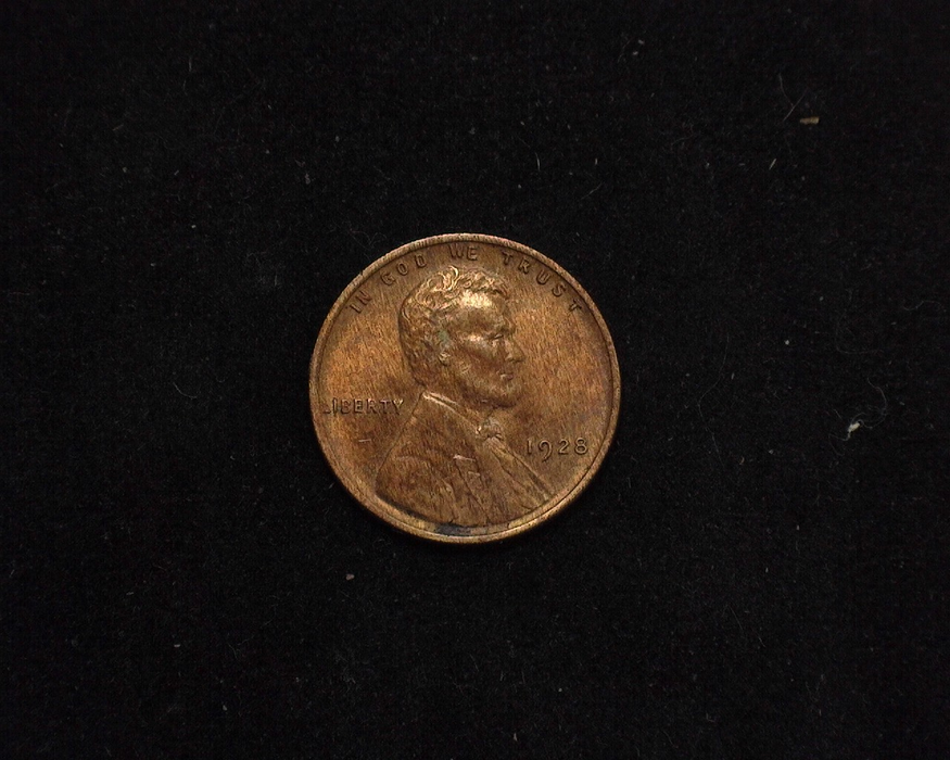 1928 Lincoln Wheat BU Obverse - US Coin - Huntington Stamp and Coin