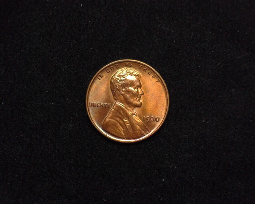 1930 Lincoln Wheat BU Obverse - US Coin - Huntington Stamp and Coin
