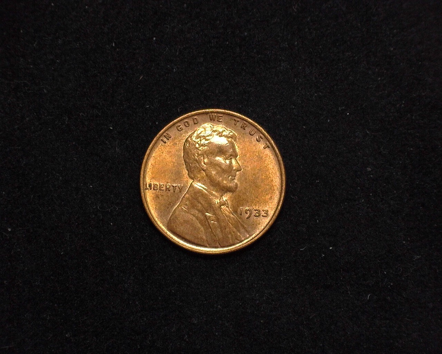 1933 Lincoln Wheat BU MS-63 Obverse - US Coin - Huntington Stamp and Coin