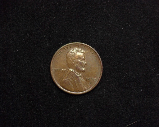 1933 D Lincoln Wheat XF Obverse - US Coin - Huntington Stamp and Coin