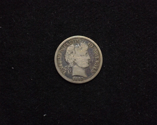 1893 S Barber VG Obverse - US Coin - Huntington Stamp and Coin
