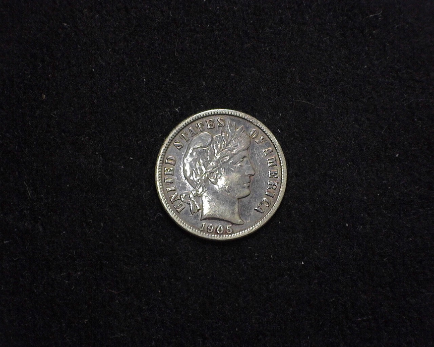 1905 Barber XF Obverse - US Coin - Huntington Stamp and Coin