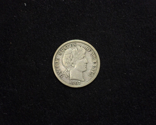 1907 D Barber F Obverse - US Coin - Huntington Stamp and Coin